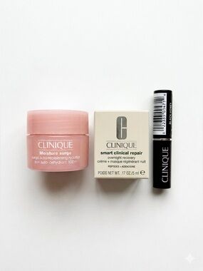 Clinique Moisture Surge & Smart Clinical Repair with Clinique Lipstick